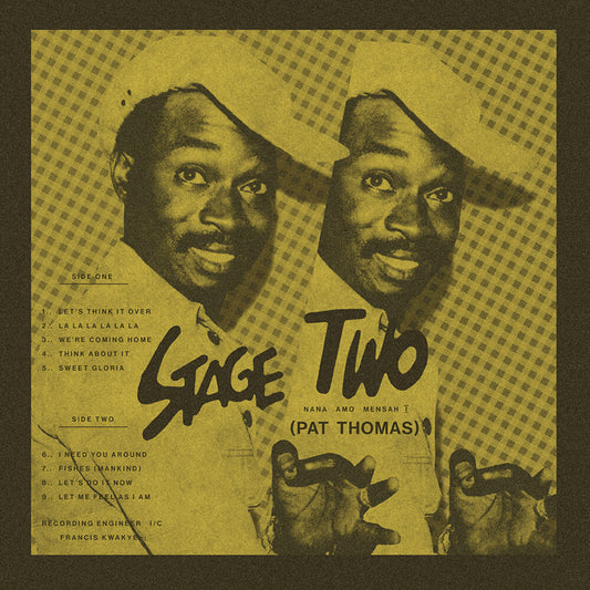 the album cover for Pat Thomas - Stage Two (Clear Wax Vinyl)