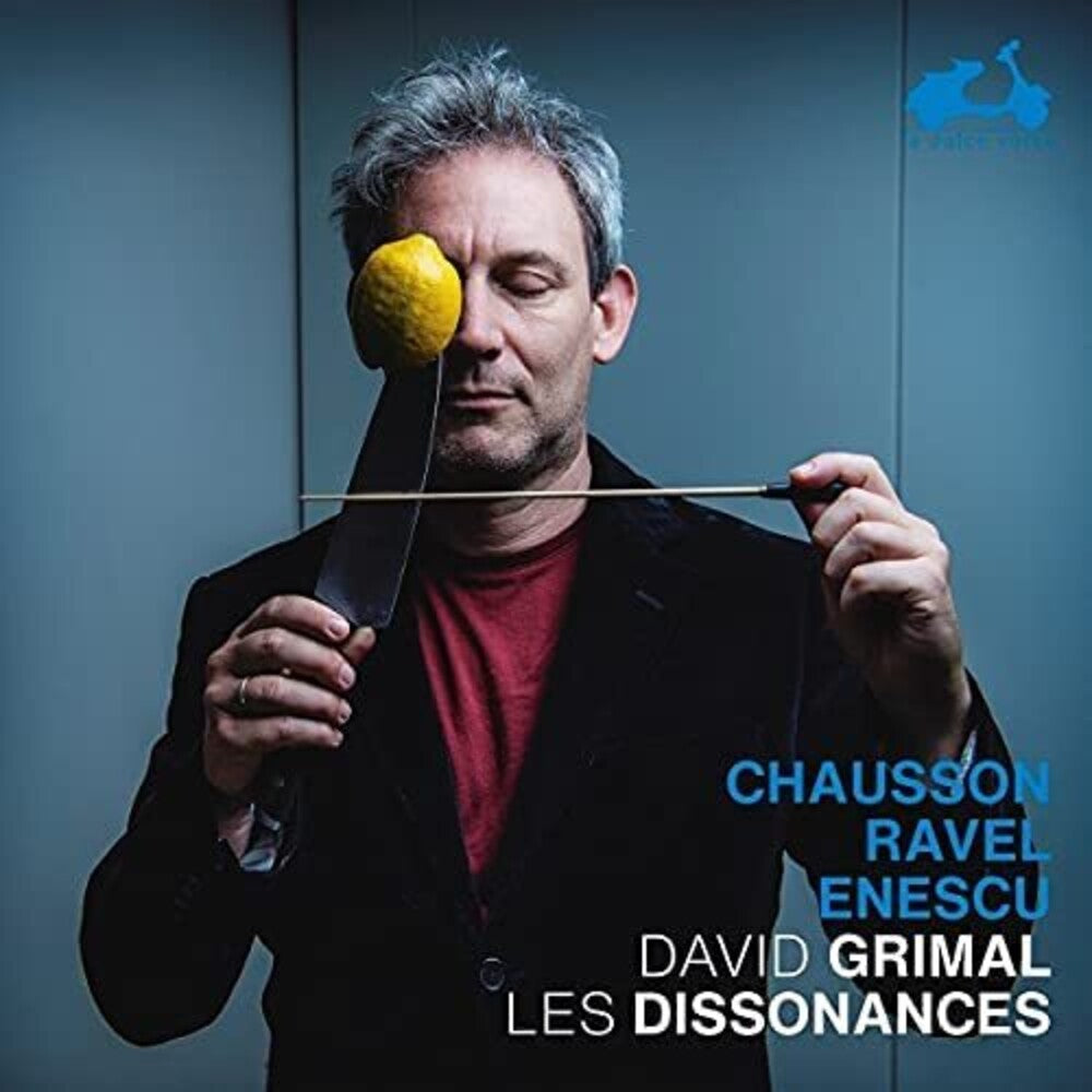 the album cover for Les Dissonances / David Grimal - Chausson: Poeme / Ravel: Tzigane / Enescu: Caprice