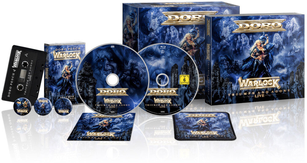 the album cover for Doro - Warlock - Triumph & Agony Live [Box Set]