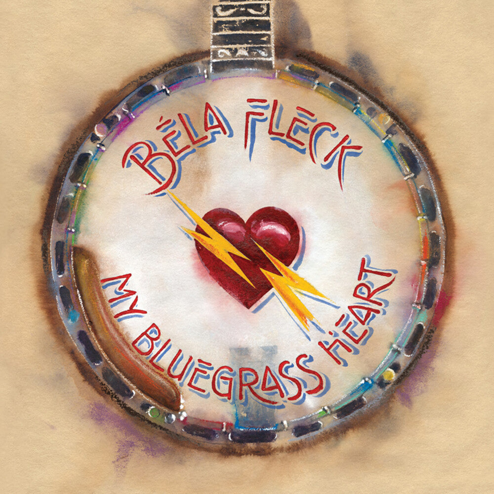 the album cover for Bela Fleck - My Bluegrass Heart