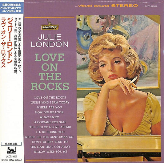 the album cover for Julie London - Love On The Rocks (Paper Sleeve)