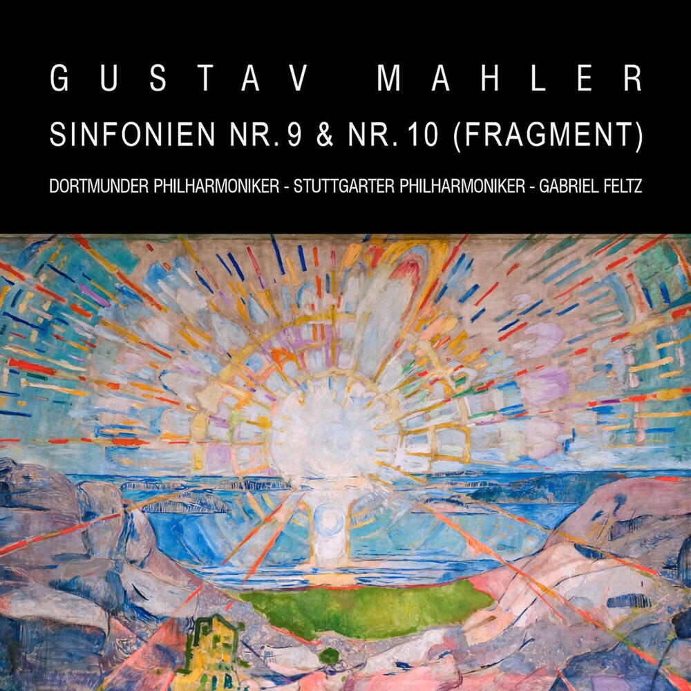 the album cover for Mahler / Feltz - Symphonies 9 & 10 (Hybr) (2pk)