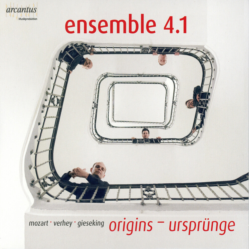 the album cover for Gieseking / Ensemble 4 1 - Origins