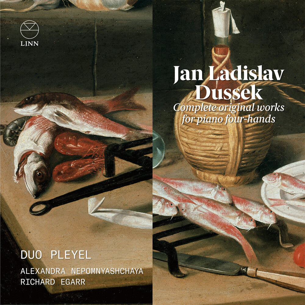 the album cover for Dussek / Duo Pleyel - Piano Four-Hands