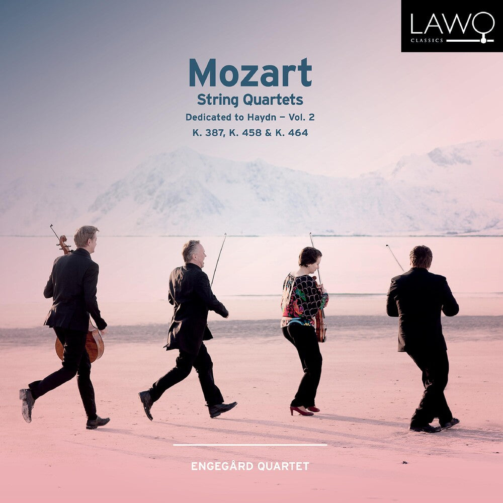 the album cover for Mozart / Engegard Quartet - String Quartets 2