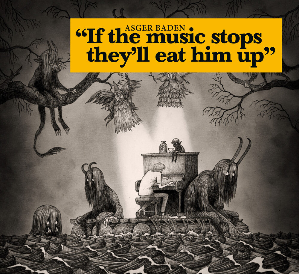 the album cover for Baden / Asger Baden - If The Music Stops
