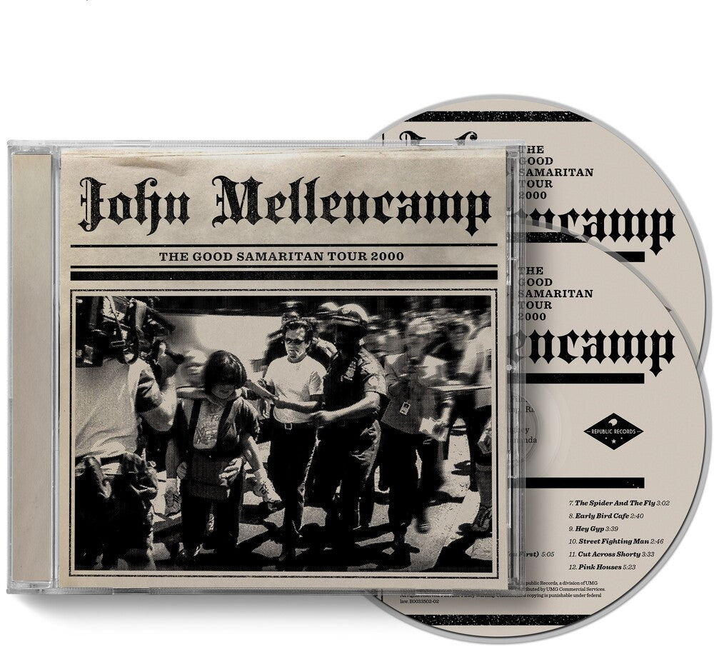 the album cover for John Mellencamp - The Good Samaritan Tour 2000 [CD/DVD]