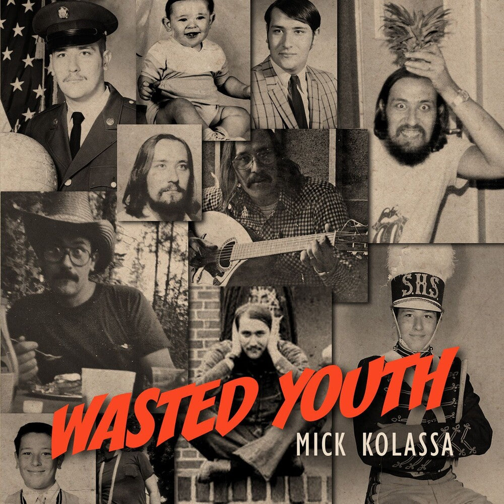 the album cover for Mick Kolassa - Wasted Youth