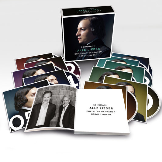 the album cover for Schumann / Christian Gerhaher - Schumann: Alle Lieder (Box) (Uk)