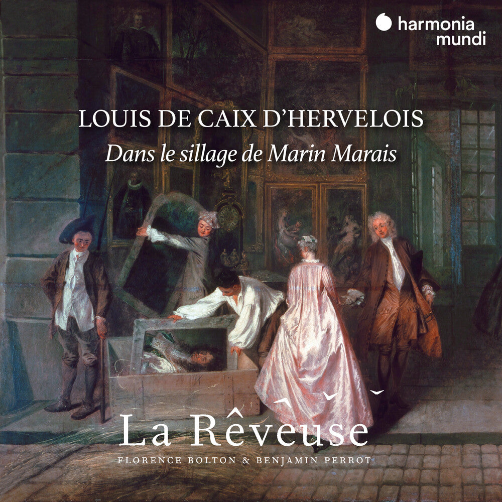 the album cover for La Reveuse - Louis de Caix d'Hervelois dans le sillage de Marin Marais
