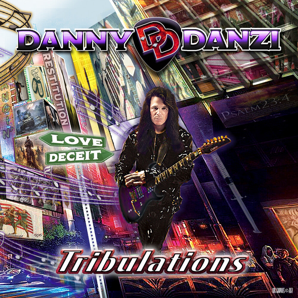 the album cover for Danny Danzi - Tribulations