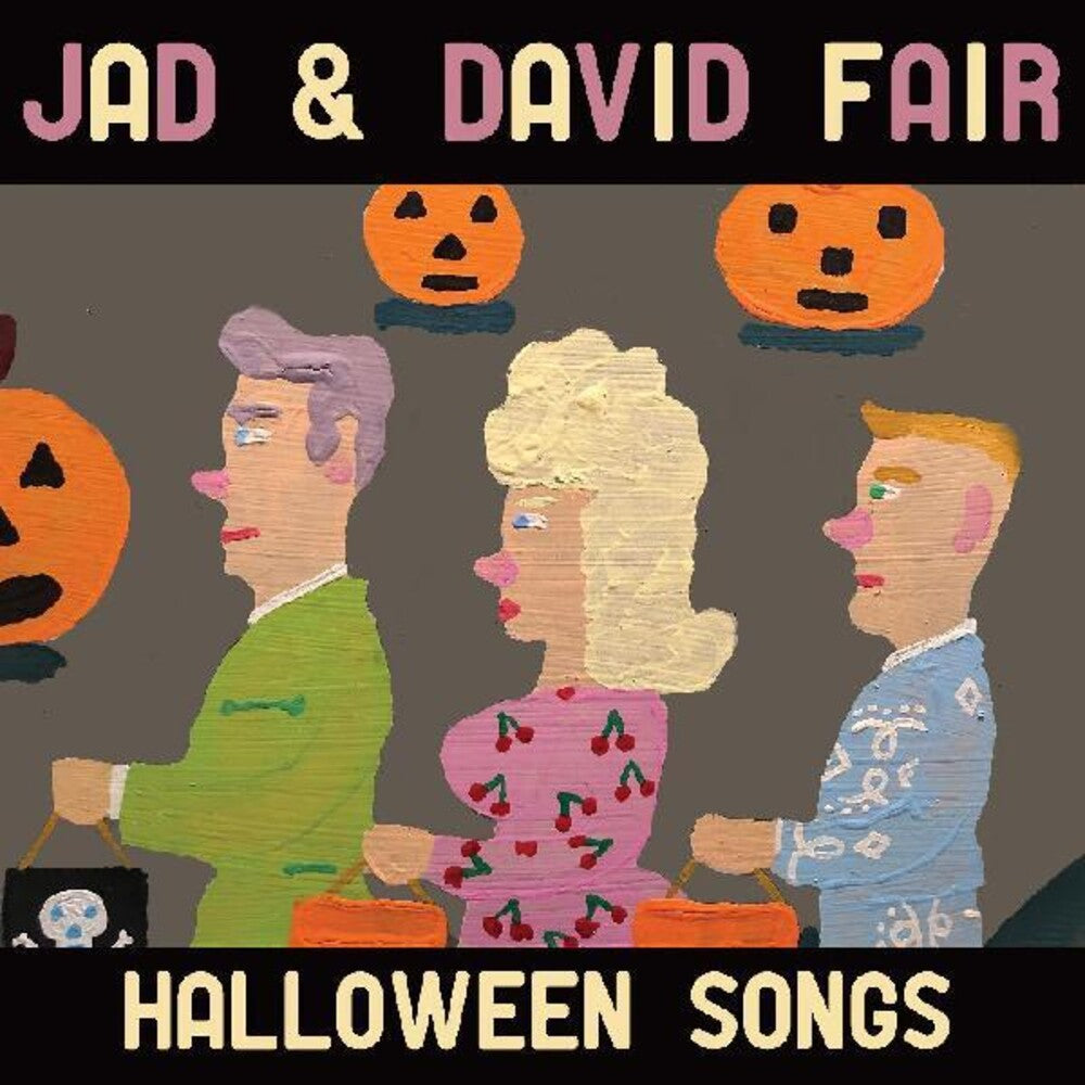 the album cover for Jad Fair  & David - Halloween Songs (Blk) [Clear Vinyl] (Org) [Download Included]