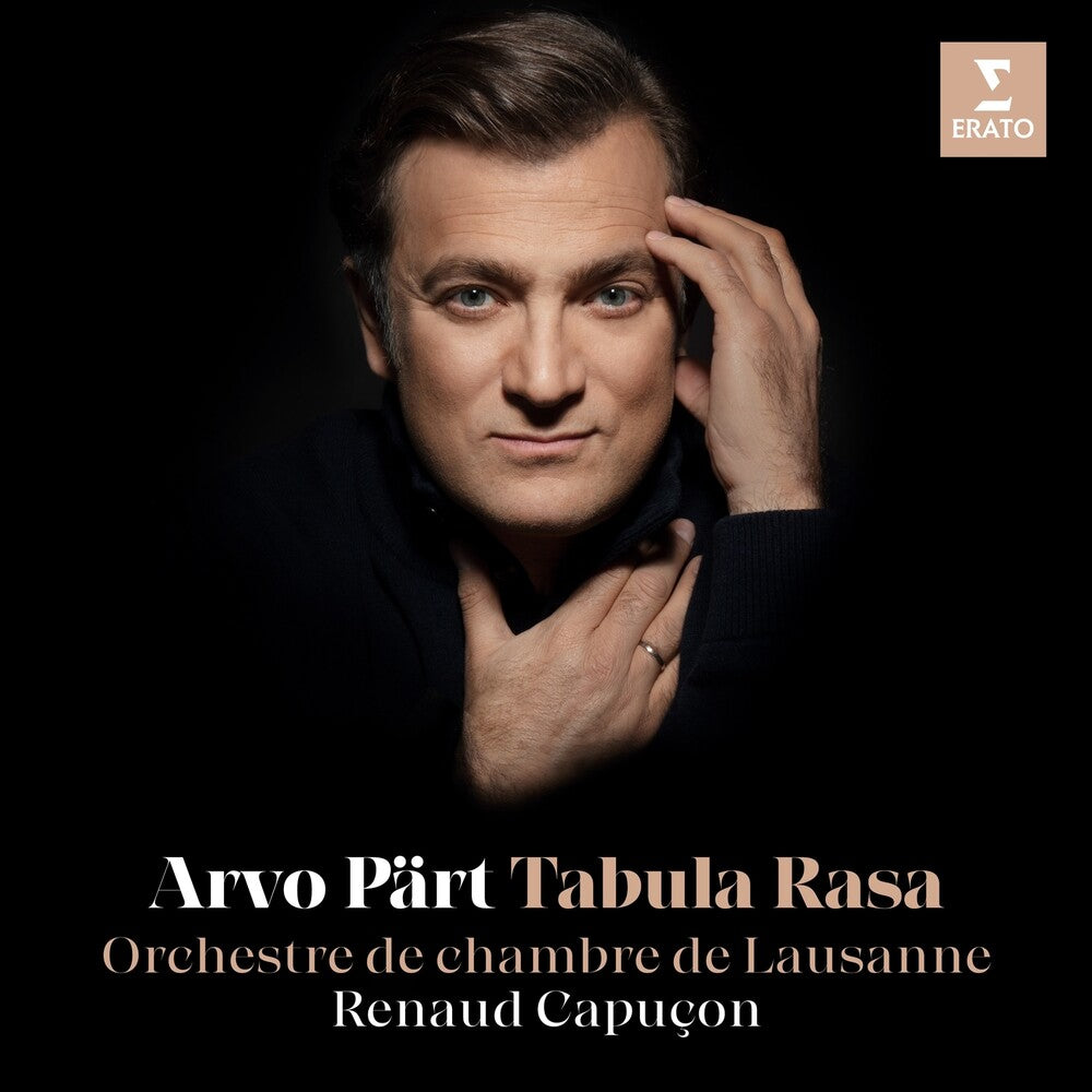 the album cover for Renaud Capucon  / Orchestre De Chambre De Lausanne - Part: Fratres Tabula Rasa La Sindone [Digipak]