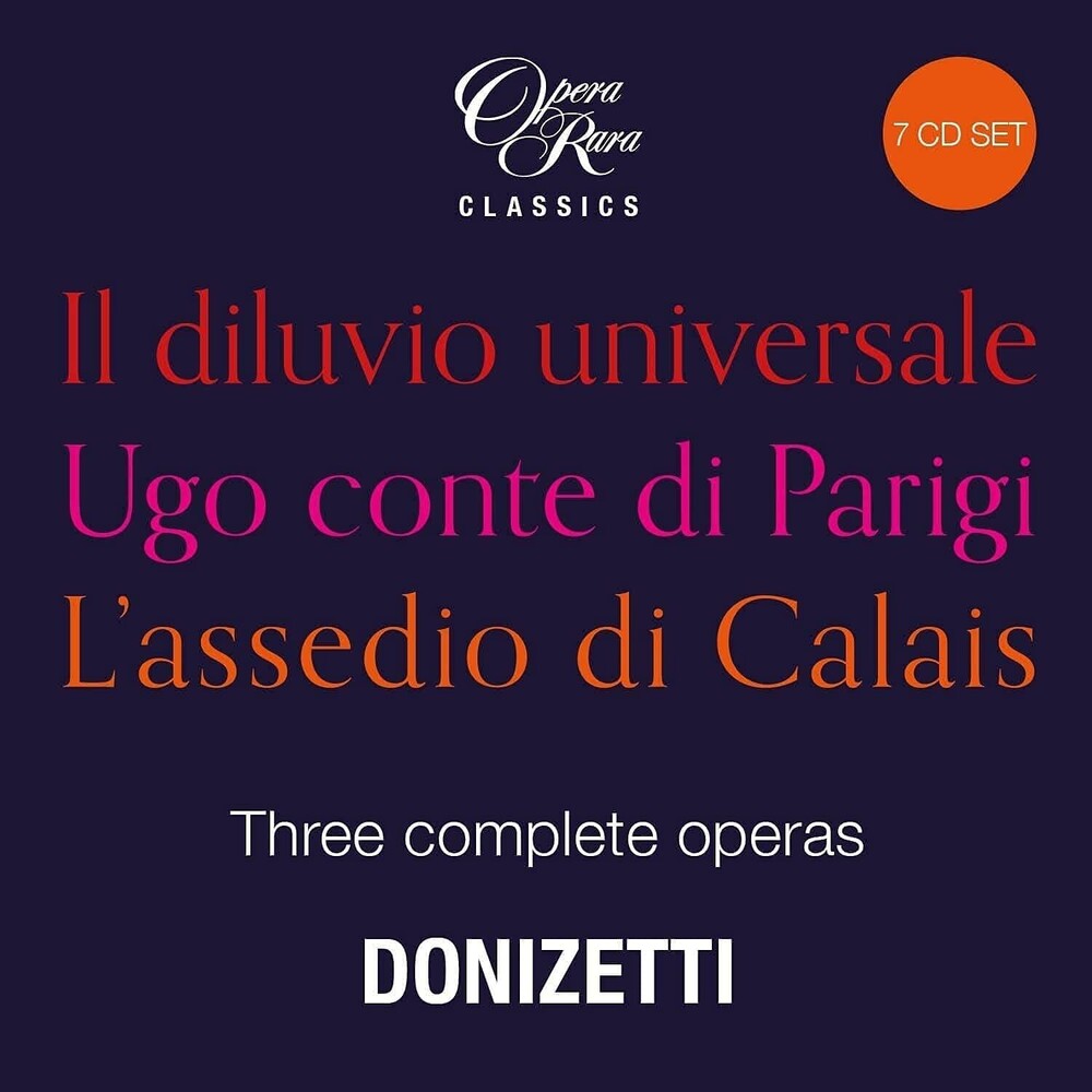 the album cover for Gaetano Donizetti - Donizetti In The 1830s: Three Complete Operas (Uk)