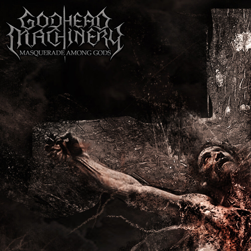 the album cover for Godhead Machinery - Masquerade Among Gods (Ep)