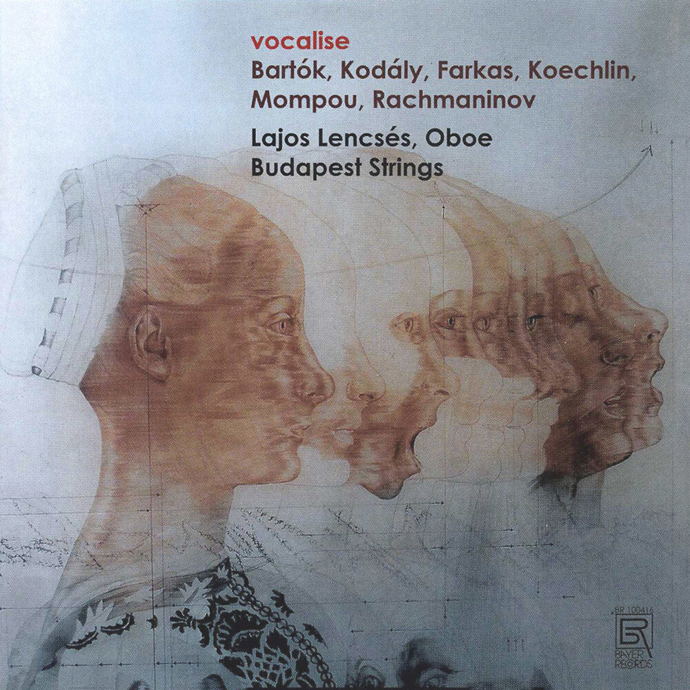 the album cover for Bartok / Lajos Lencses / Budapest Strings - Vocalise
