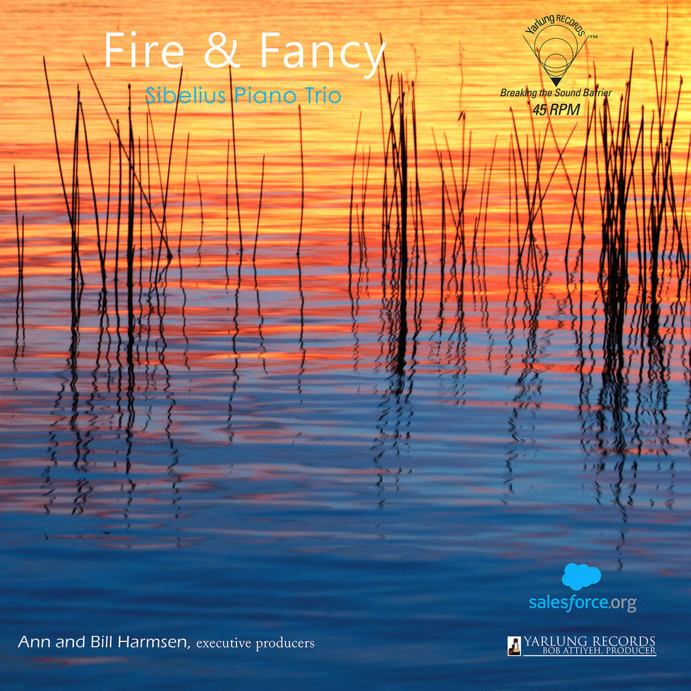 the album cover for Sibelius Piano Trio - Fire & Fancy