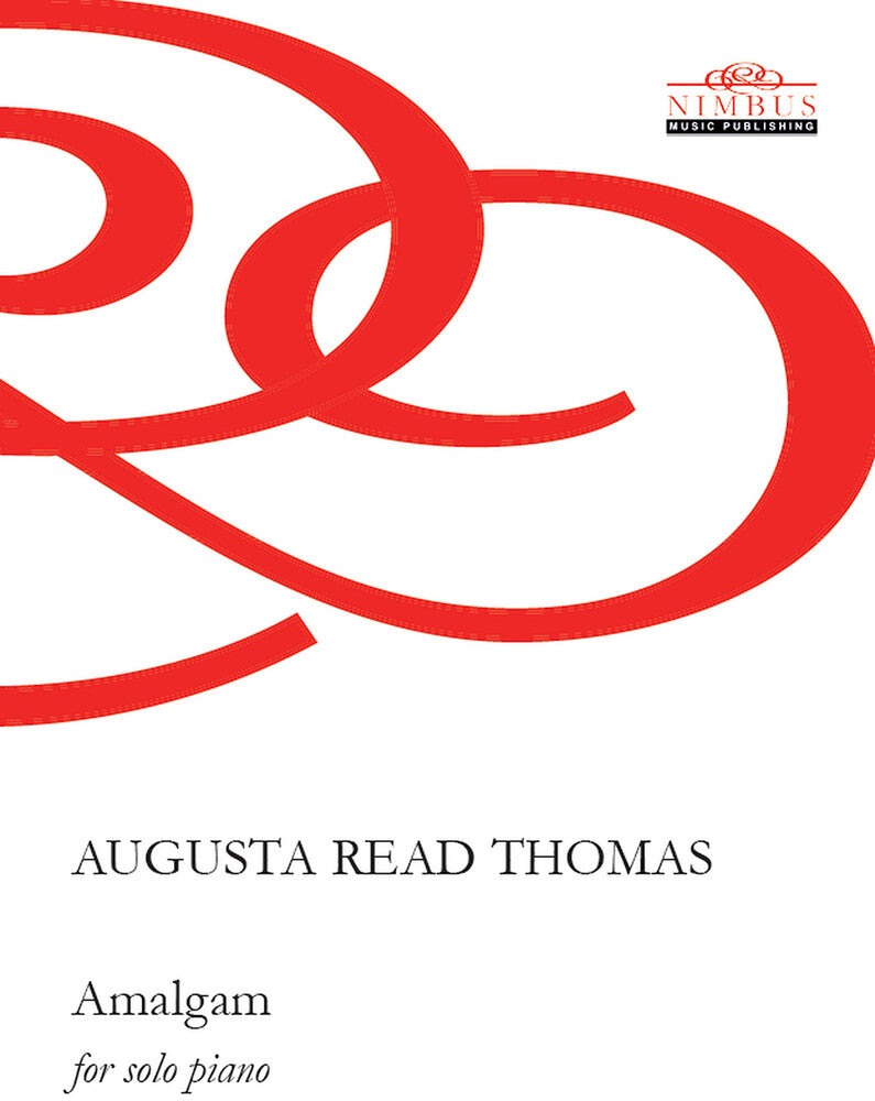 the album cover for Thomas - Amalgam For Solo Piano