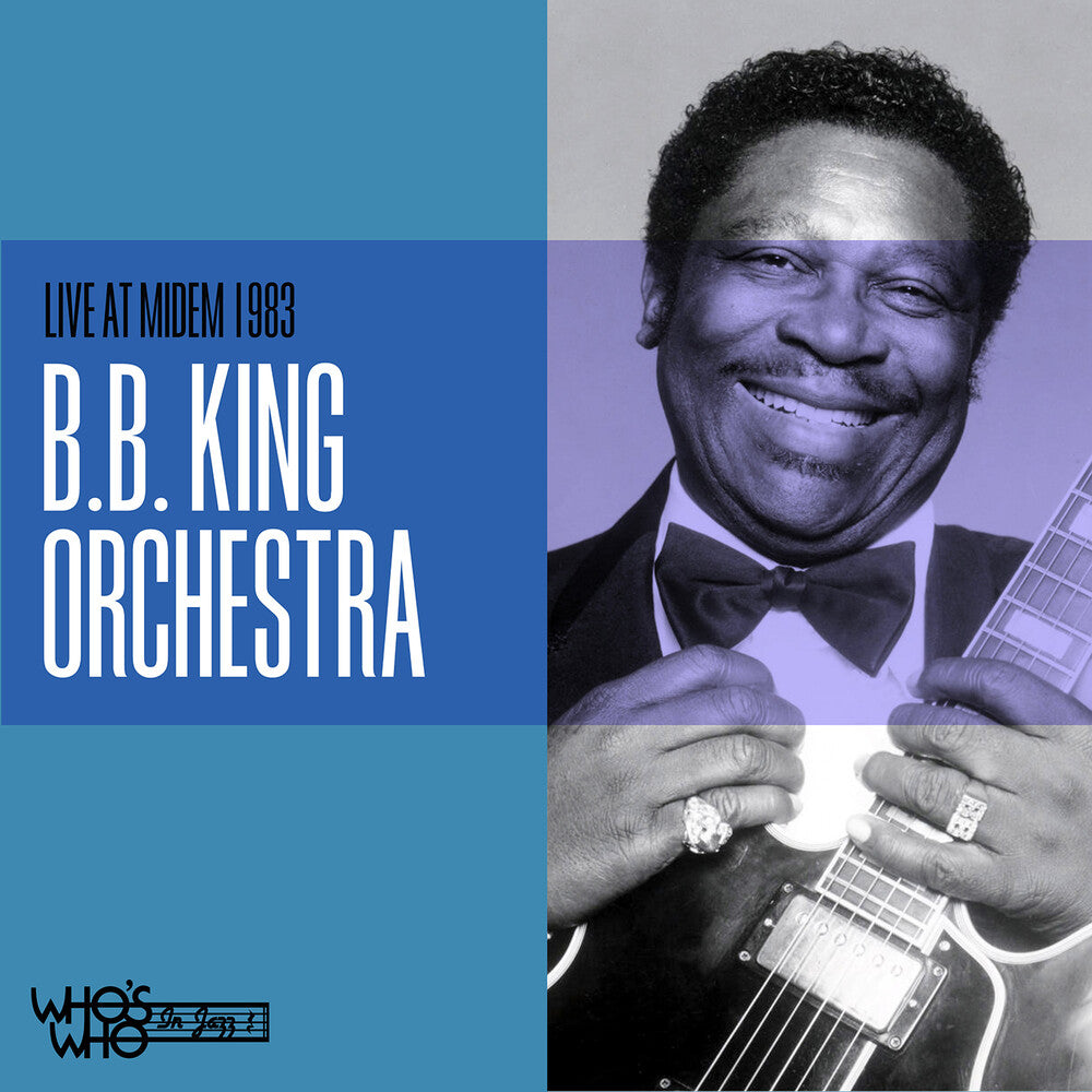 the album cover for B.B. King - Live at Midem 1983