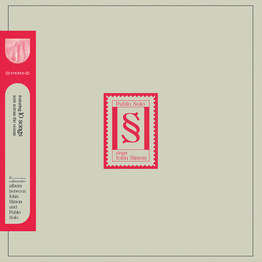 the album cover for Pablo Solo - Solo Sings Simon