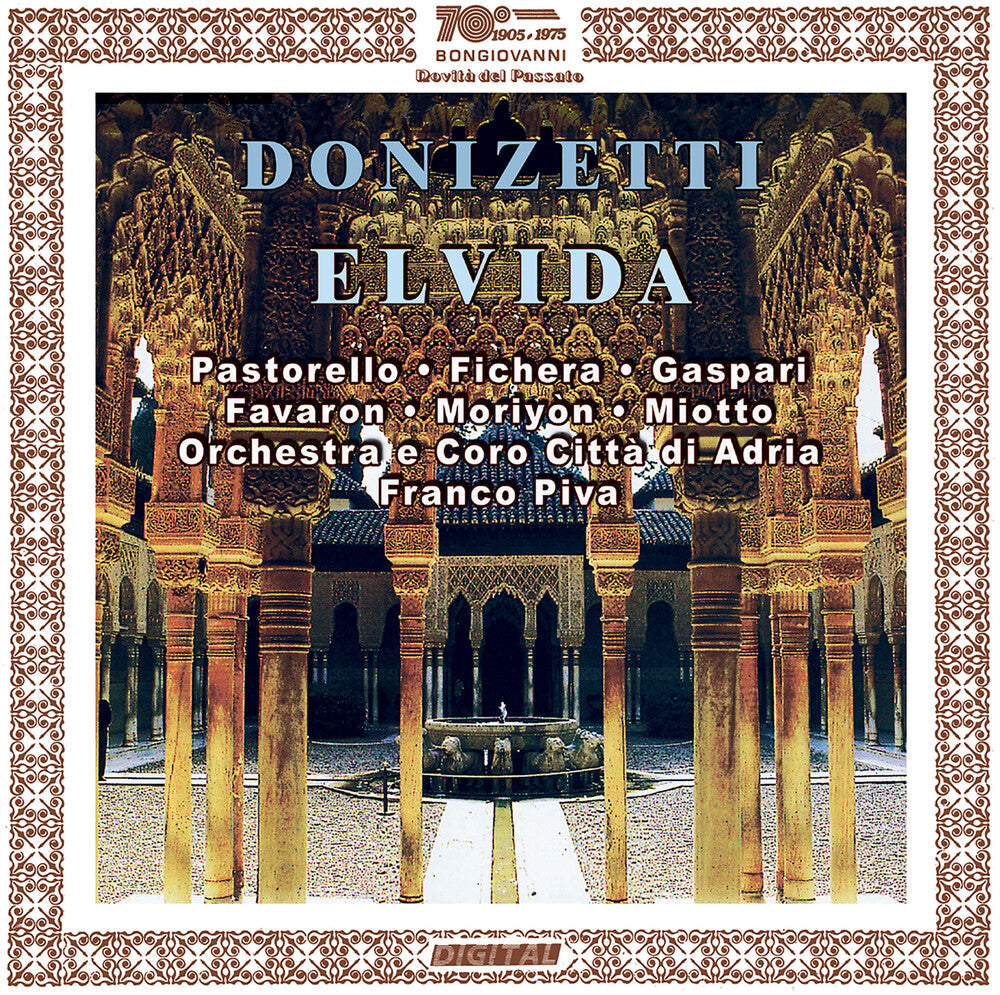 the album cover for Donizetti - Elvida