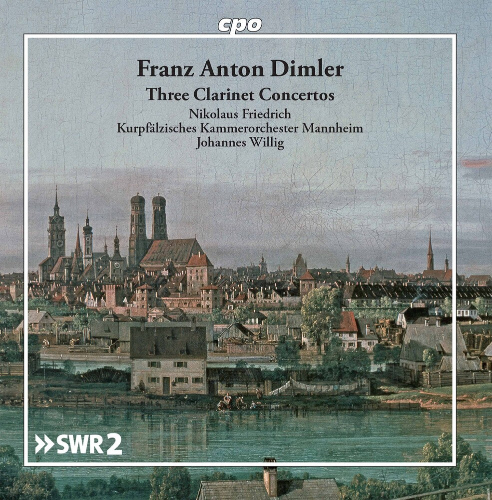 the album cover for Dimler / Friedrich / Willig - Clarinet Concertos