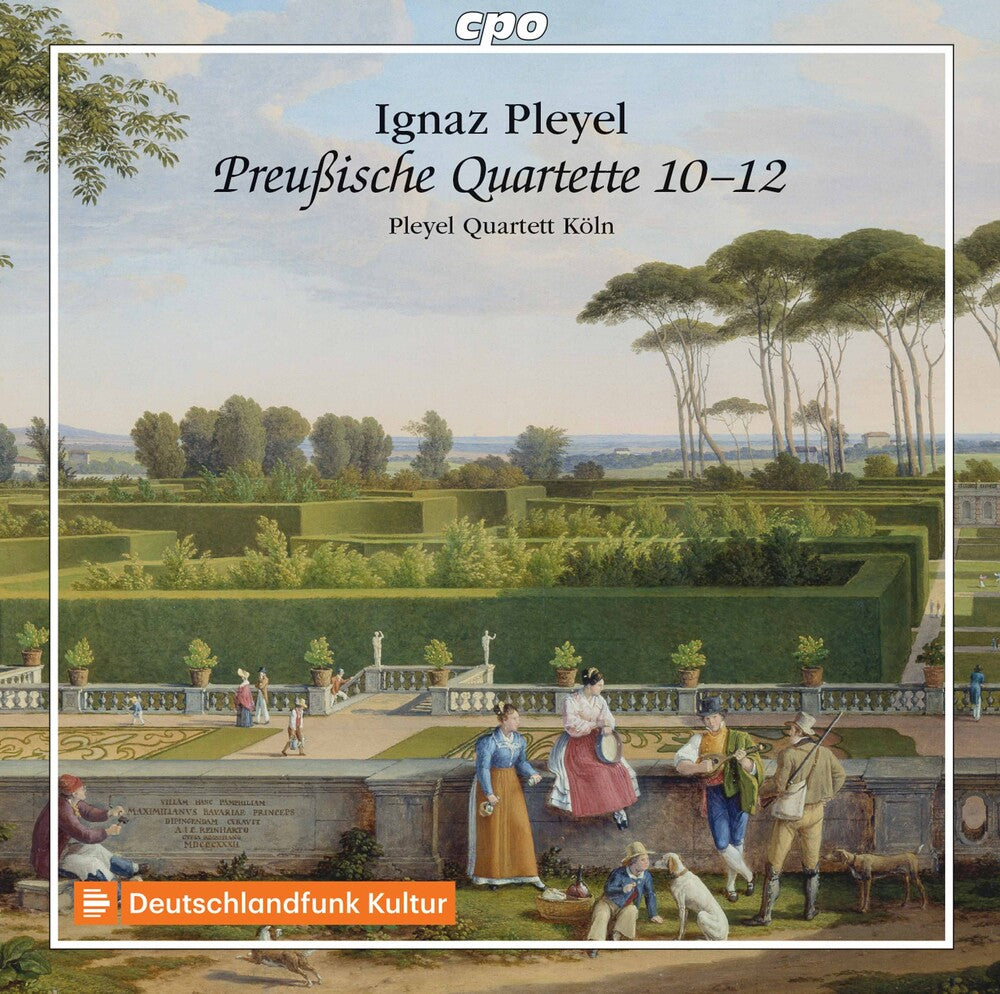 the album cover for Pleyel - Preusische Quartette 10-12