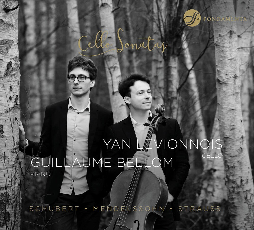 the album cover for Strauss / Bellom / Levionnois - Cello Sonatas
