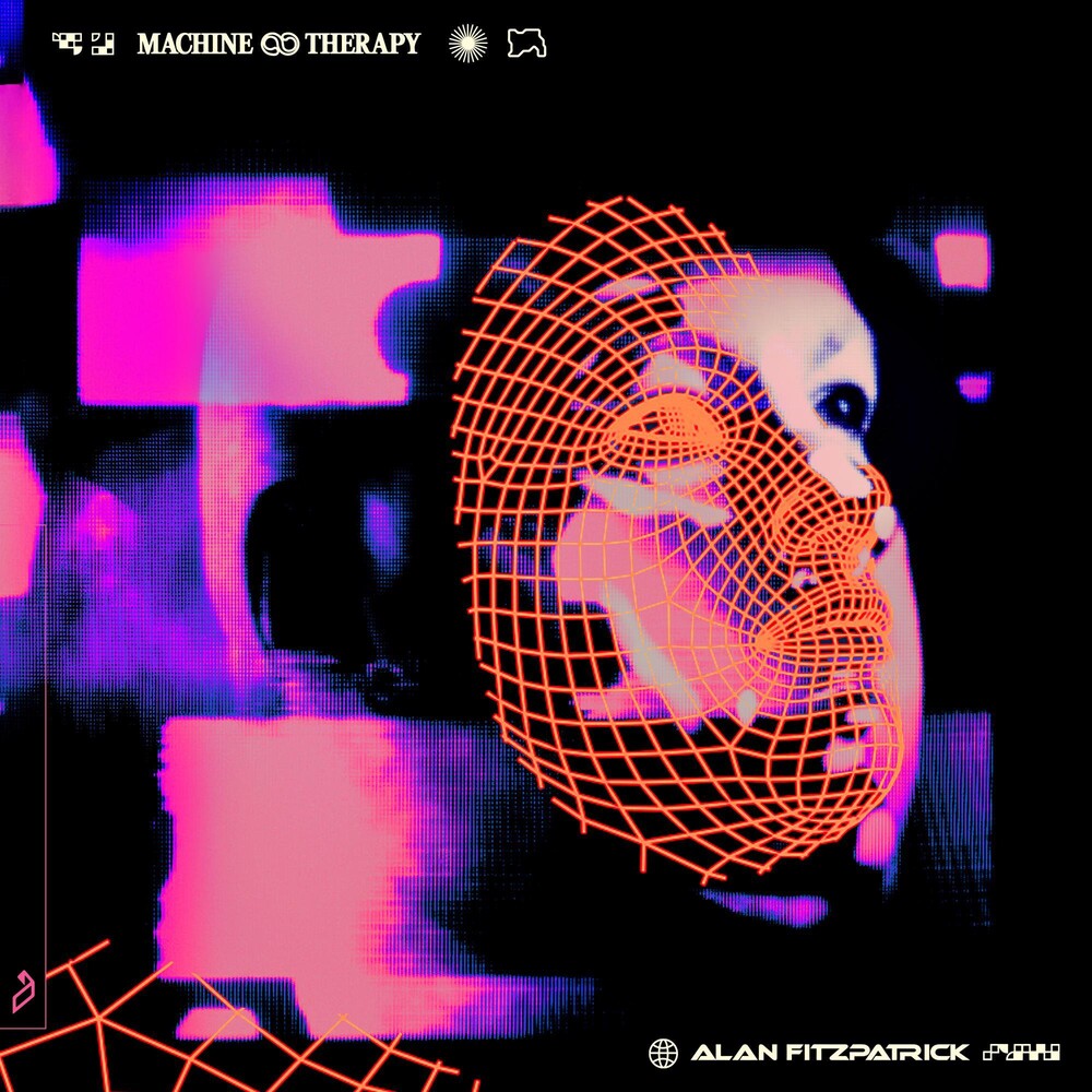 the album cover for Alan Fitzpatrick - Machine Therapy [Colored Vinyl] (Ylw)