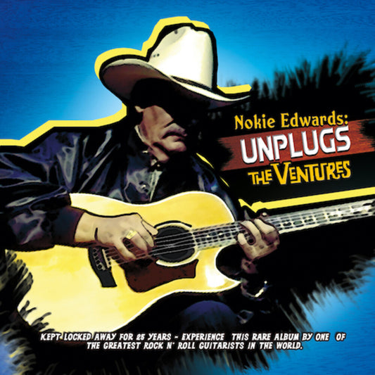 the album cover for Nokie Edwards - Unplugs The Ventures (Mqa-Cd)