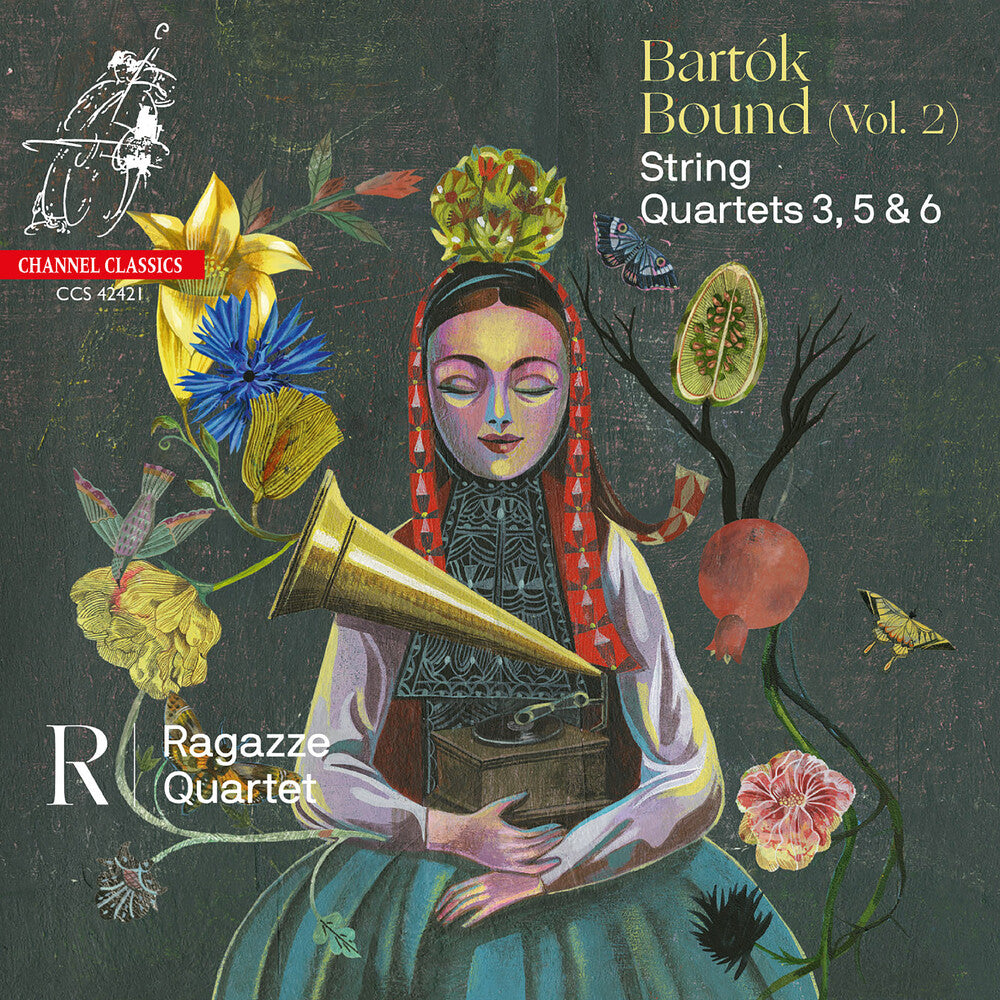 the album cover for Ragazze Quartet - Bartok Bound Vol. 2