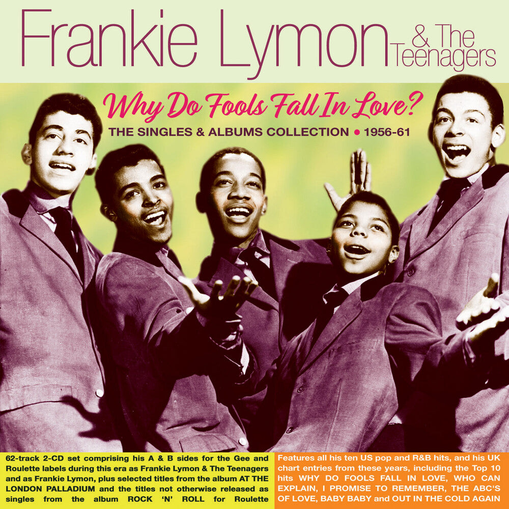 the album cover for Frankie Lymon  & The Teenagers - Why Do Fools Fall In Love?
