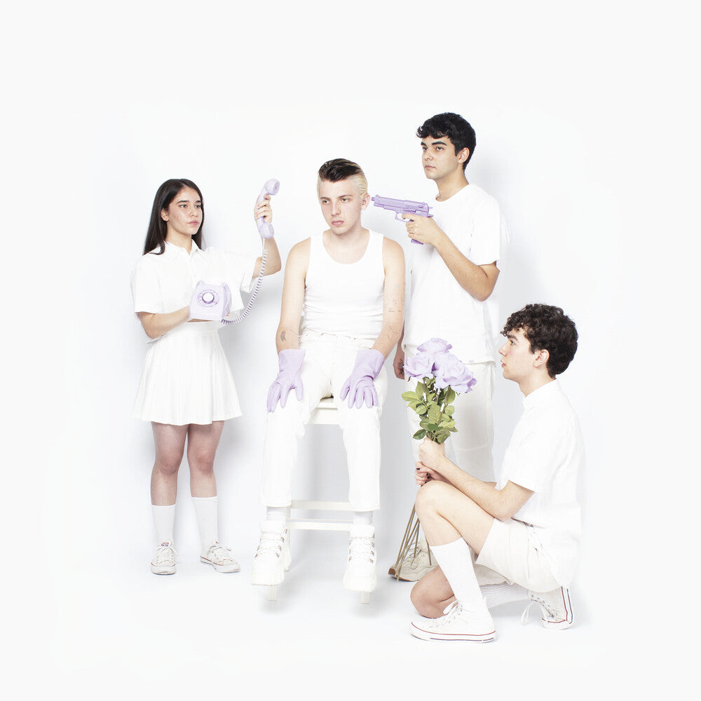 the album cover for Interrogacion Amore - Vomito Y Mariposas (10in)