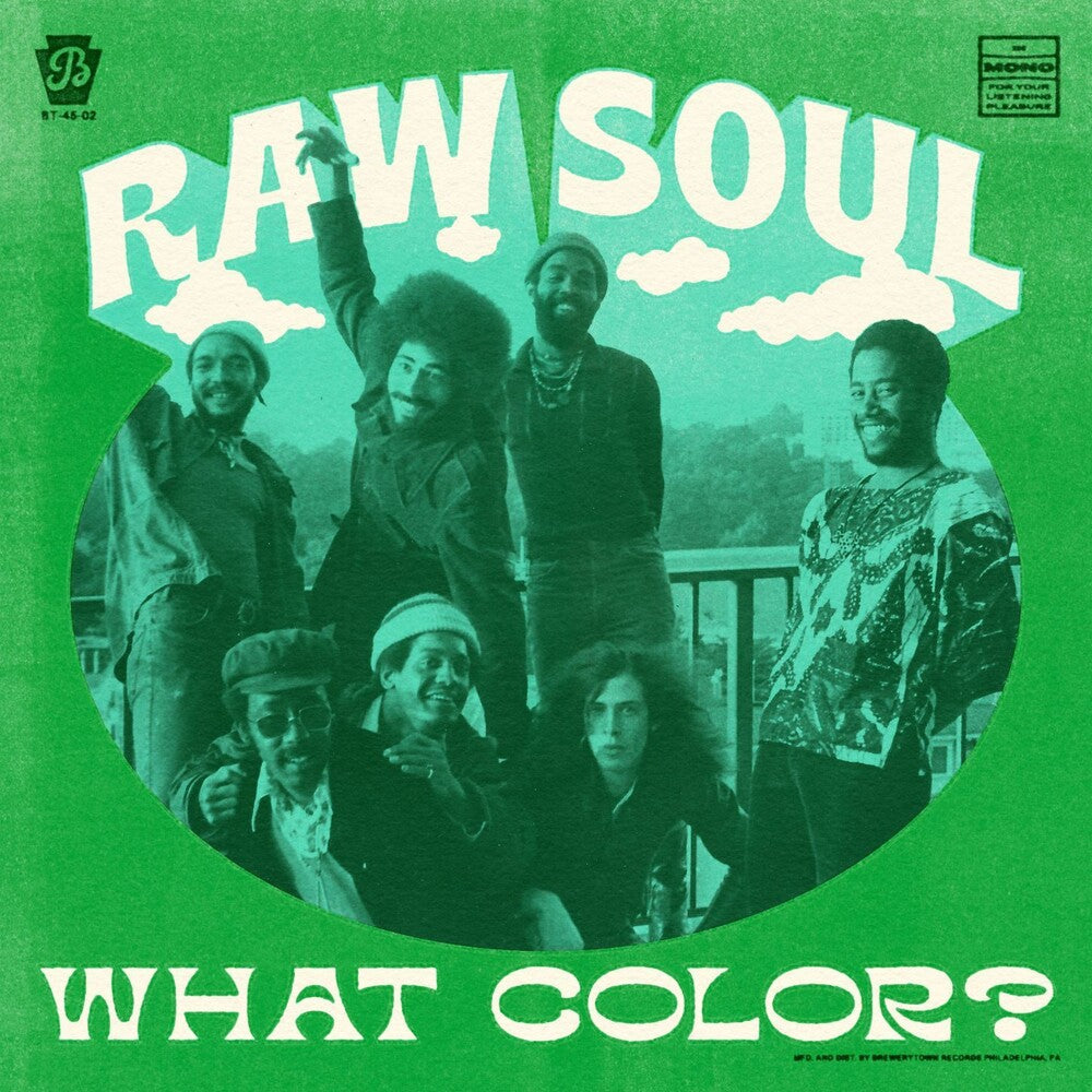 the album cover for Frankie Beverly's Raw Soul - What Color?