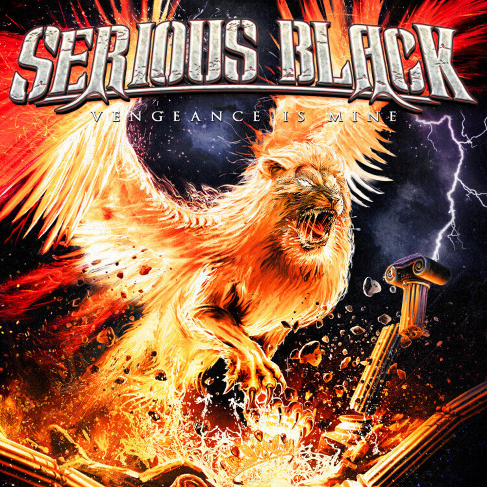 the album cover for Serious Black - Vengeance Is Mine [Digipak]