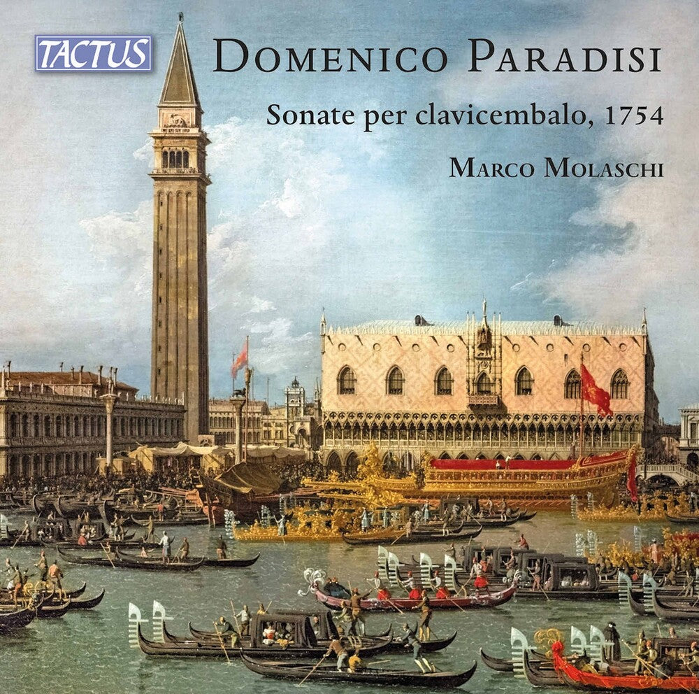 the album cover for Paradisi / Molaschi - Sonate Per Clavicembalo (2pk)