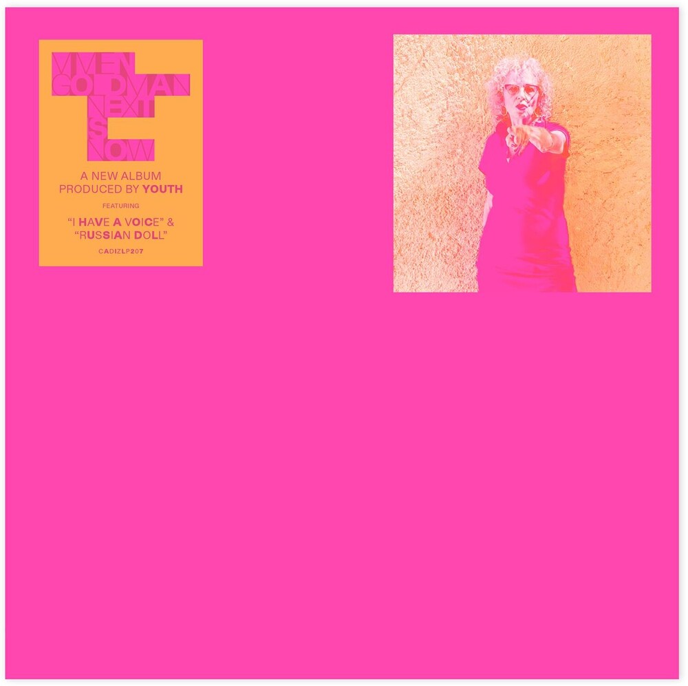 the album cover for Goldman, Vivien - Next Is Now