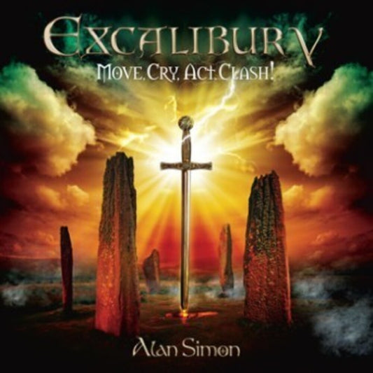 the album cover for Alan Simon - Exaclibur V: Move Cry Act Clash (Uk)
