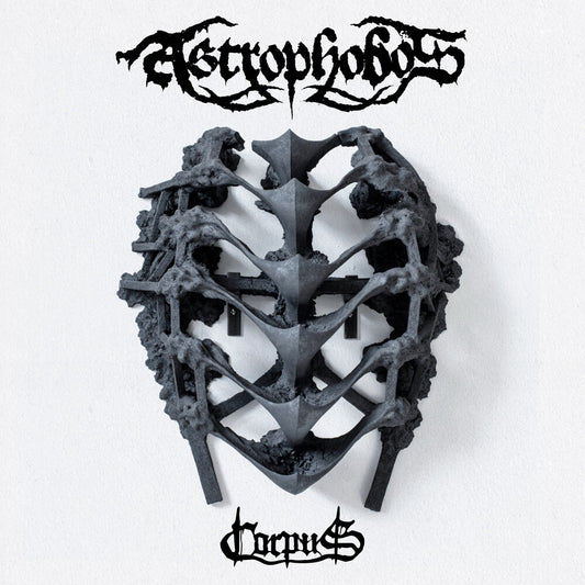 the album cover for Astrophobos - Corpus (white Vinyl)