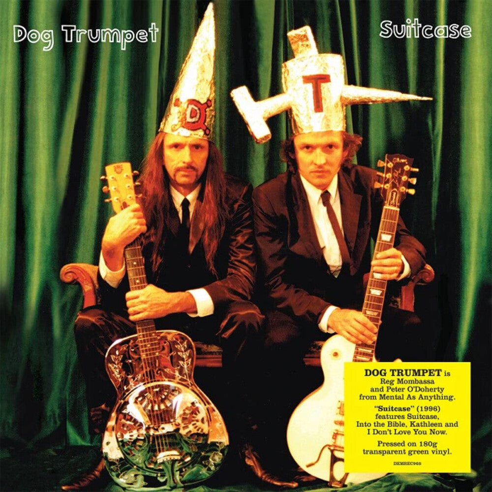 the album cover for Dog Trumpet - Suitcase [180-Gram Transparent Green Colored Vinyl]