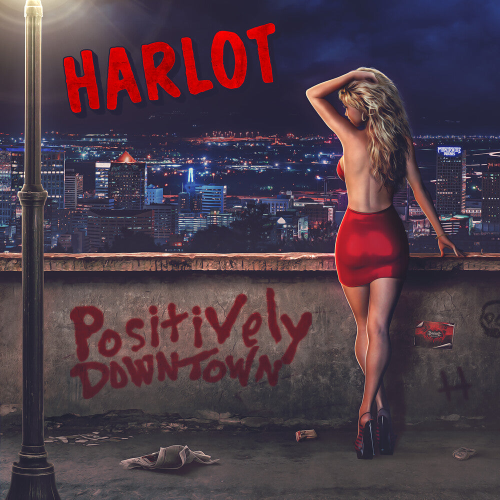 the album cover for Harlot - Positively Downtown