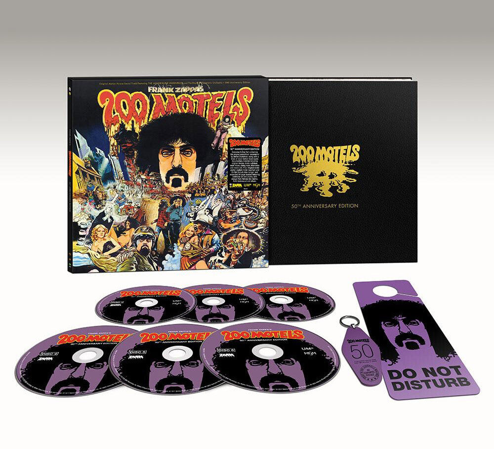 the album cover for Frank Zappa - 200 Motels: 50th Anniversary [6CD Box Set]