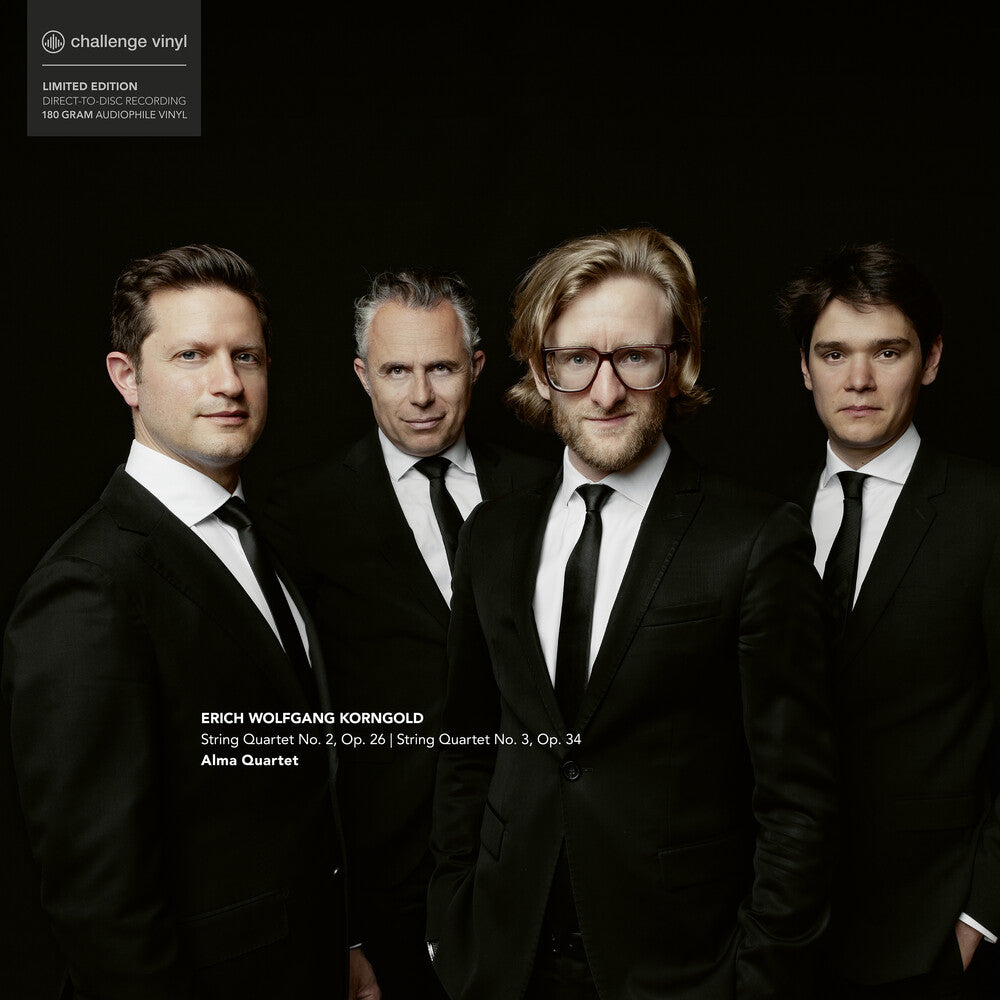 the album cover for Korngold / Alma Quartet - String Quartets 2 & 3