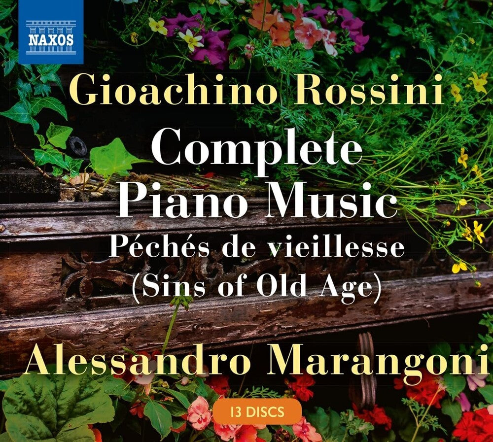the album cover for Rossini / Marangoni - Complete Piano Music