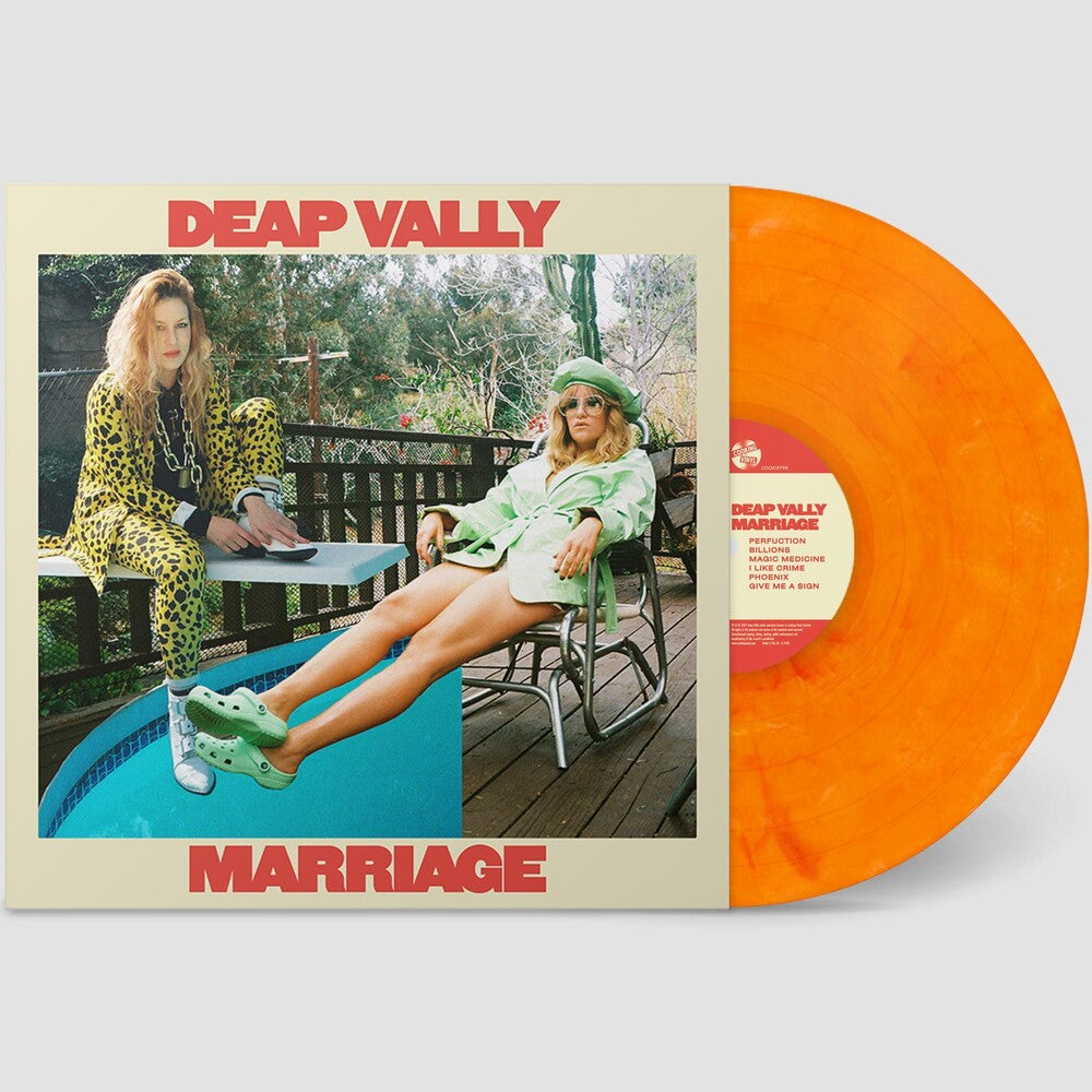 Deap Vally - Marriage [Indie Exclusive Limited Edition Orange Marble LP]