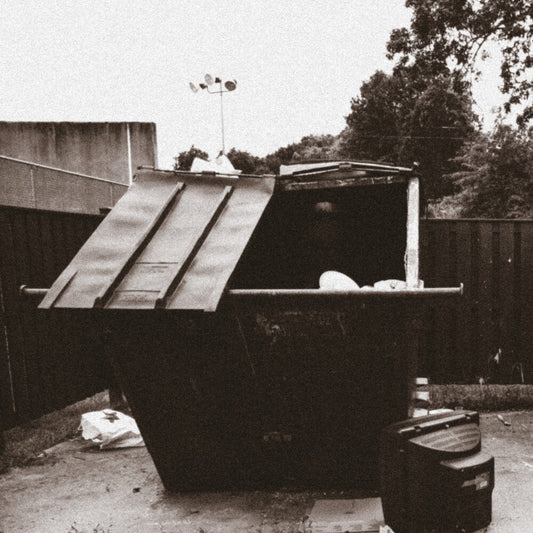the album cover for Doppelgangaz - Dumpster Dive