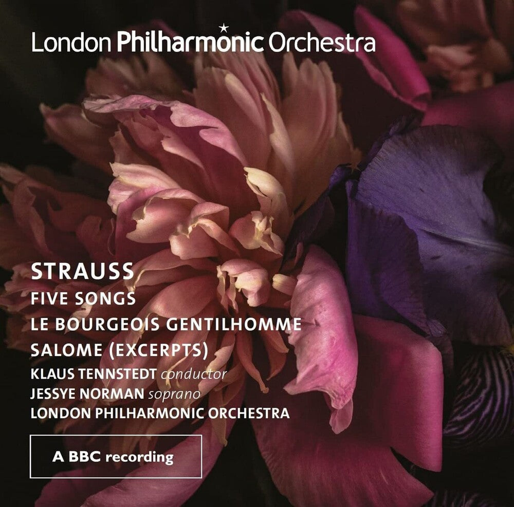 the album cover for Jessye Norman - Tennstedt conducts Strauss featuring Jessye Norman