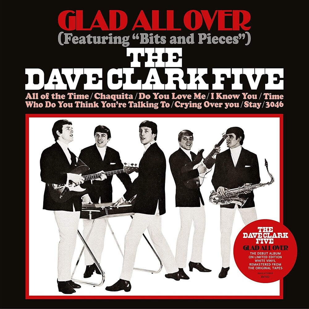 the album cover for Dave Clark Five - Glad All Over [Colored Vinyl] (Ofgv) (Wht)