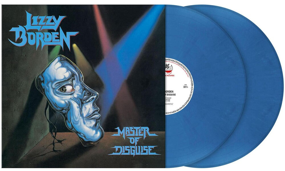 the album cover for Lizzy Borden - Master Of Disguise (Blue) [Colored Vinyl]