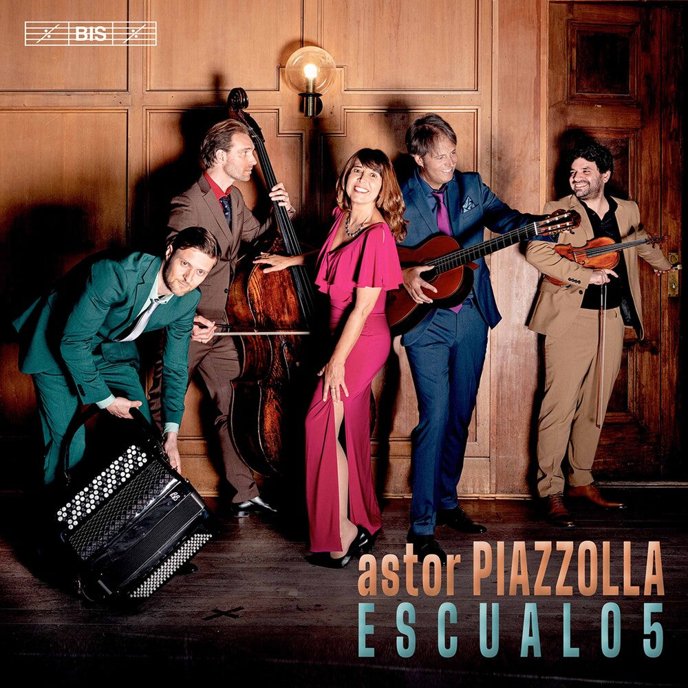 the album cover for Piazzolla / Escualo5 - Chamber Works